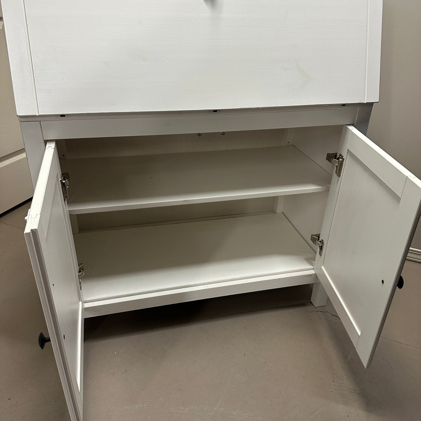 Hemnes White Secretary Desk
