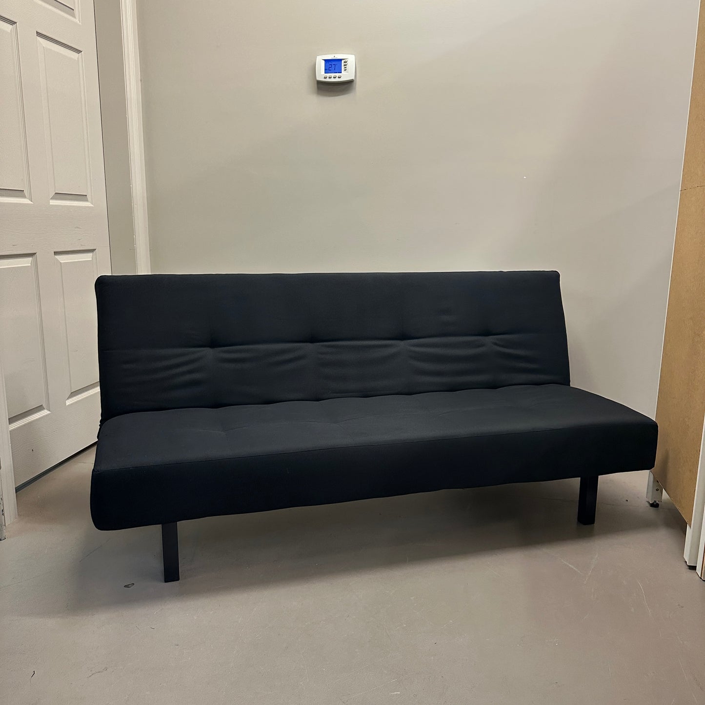 Balkarp Black Sleeper Sofa