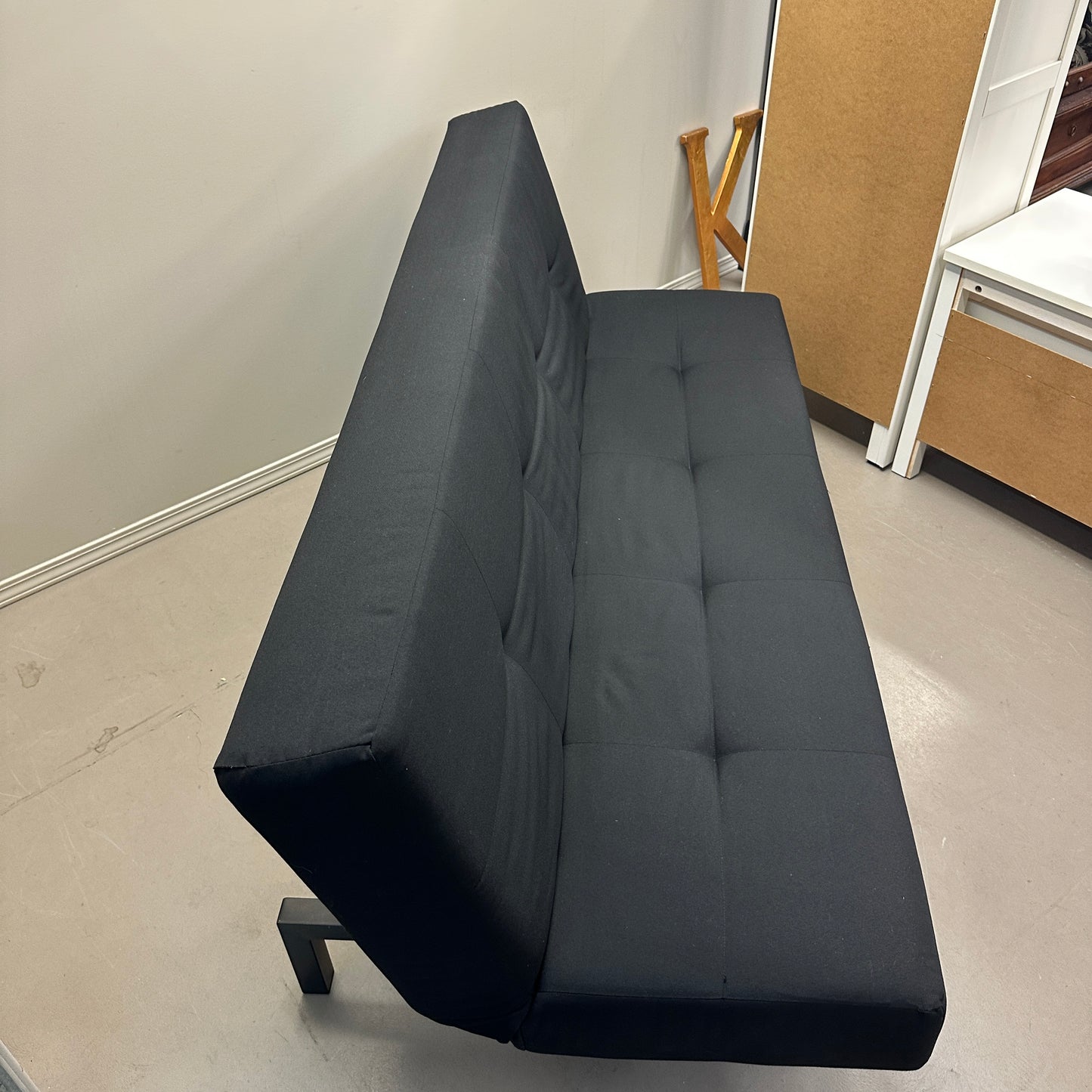 Balkarp Black Sleeper Sofa