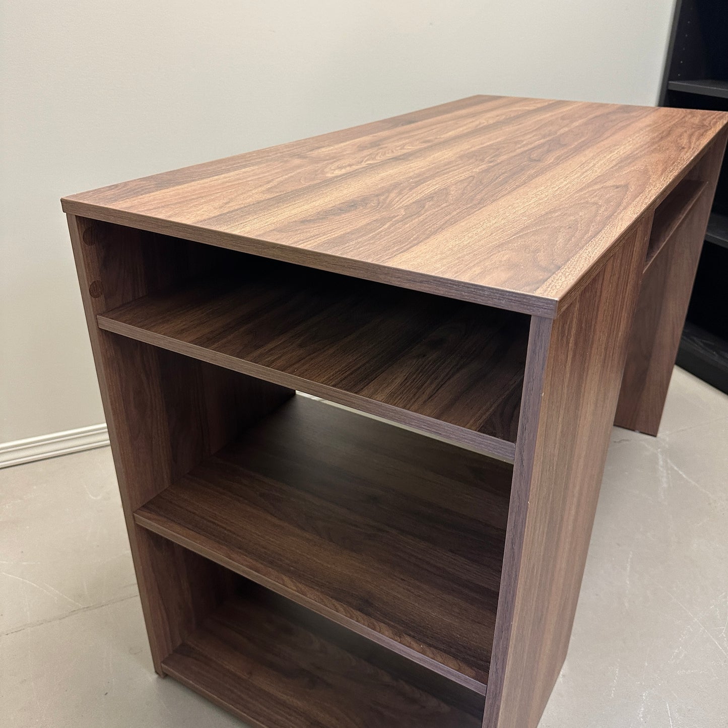 Walnut-Look Small Student Desk