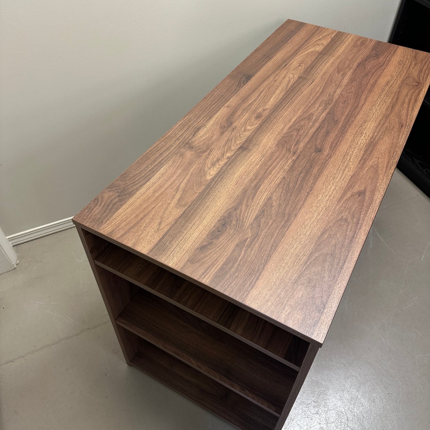 Walnut-Look Small Student Desk