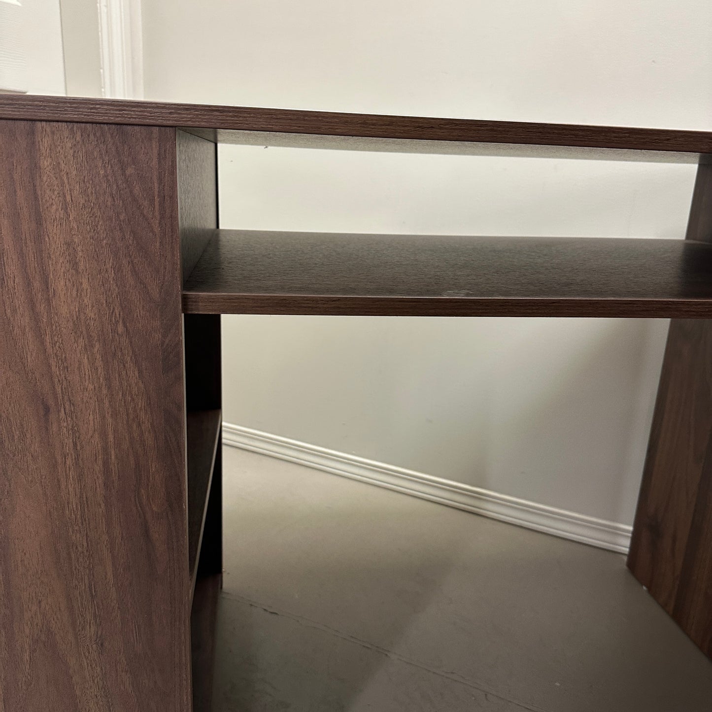 Walnut-Look Small Student Desk