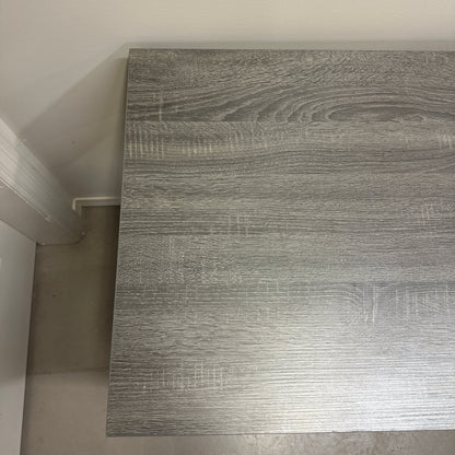 Grey Office Desk with Storage
