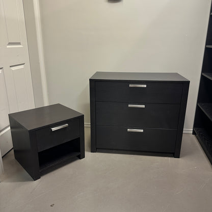 4-Drawers Small Dresser & Nightstand