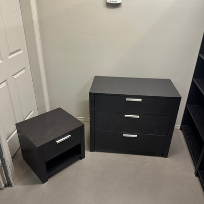4-Drawers Small Dresser & Nightstand