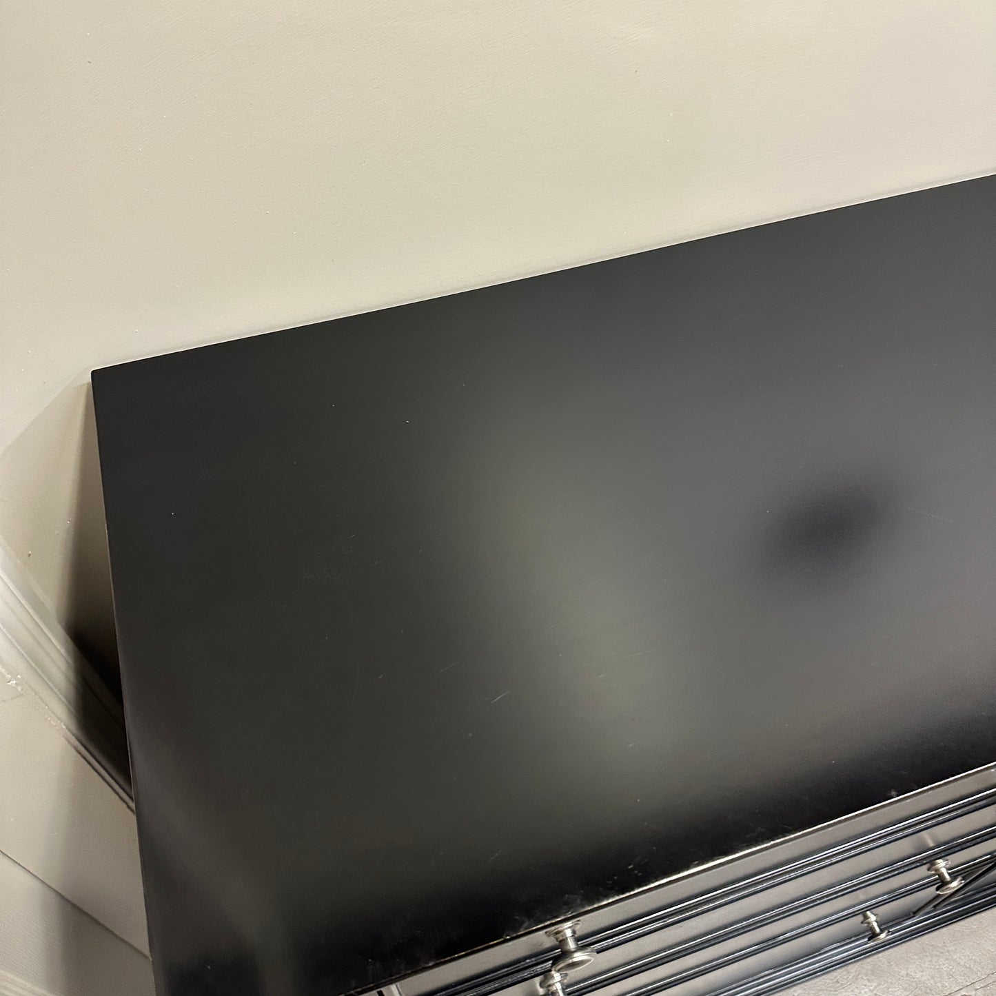 Black Modern 6 Drawers Dresser