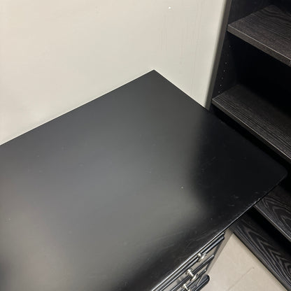 Black Modern 6 Drawers Dresser