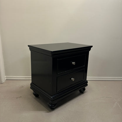Black Modern Nightstand