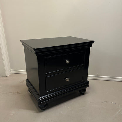 Black Modern Nightstand