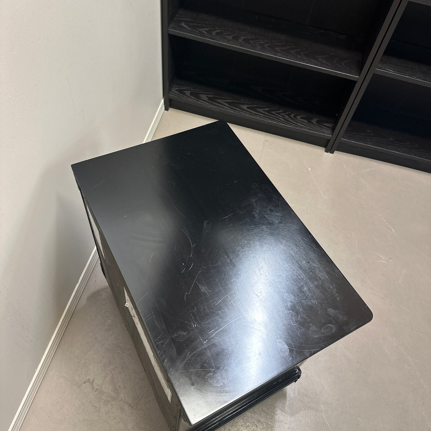 Black Modern Nightstand
