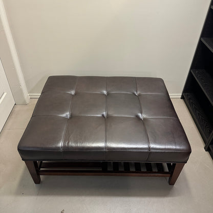 La-Z-Boy Brown Leather Ottoman