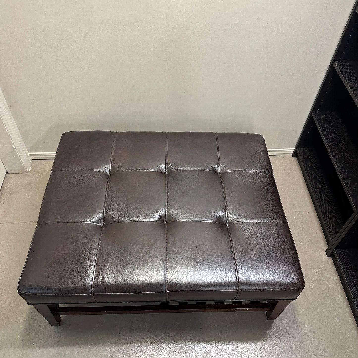 La-Z-Boy Brown Leather Ottoman
