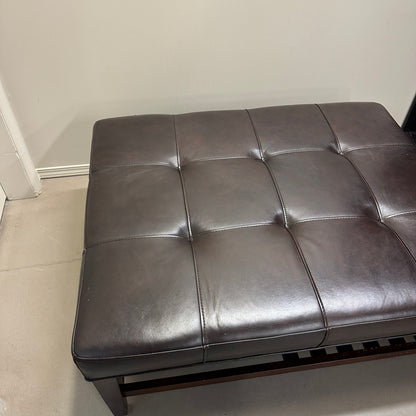 La-Z-Boy Brown Leather Ottoman