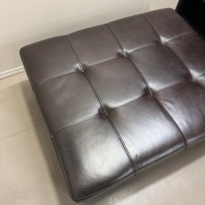 La-Z-Boy Brown Leather Ottoman