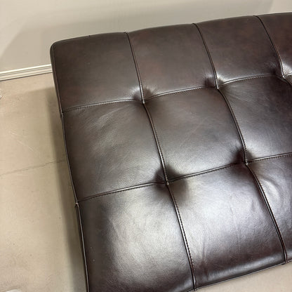 La-Z-Boy Brown Leather Ottoman