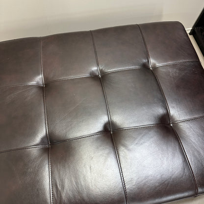 La-Z-Boy Brown Leather Ottoman