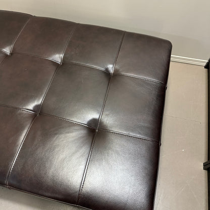 La-Z-Boy Brown Leather Ottoman
