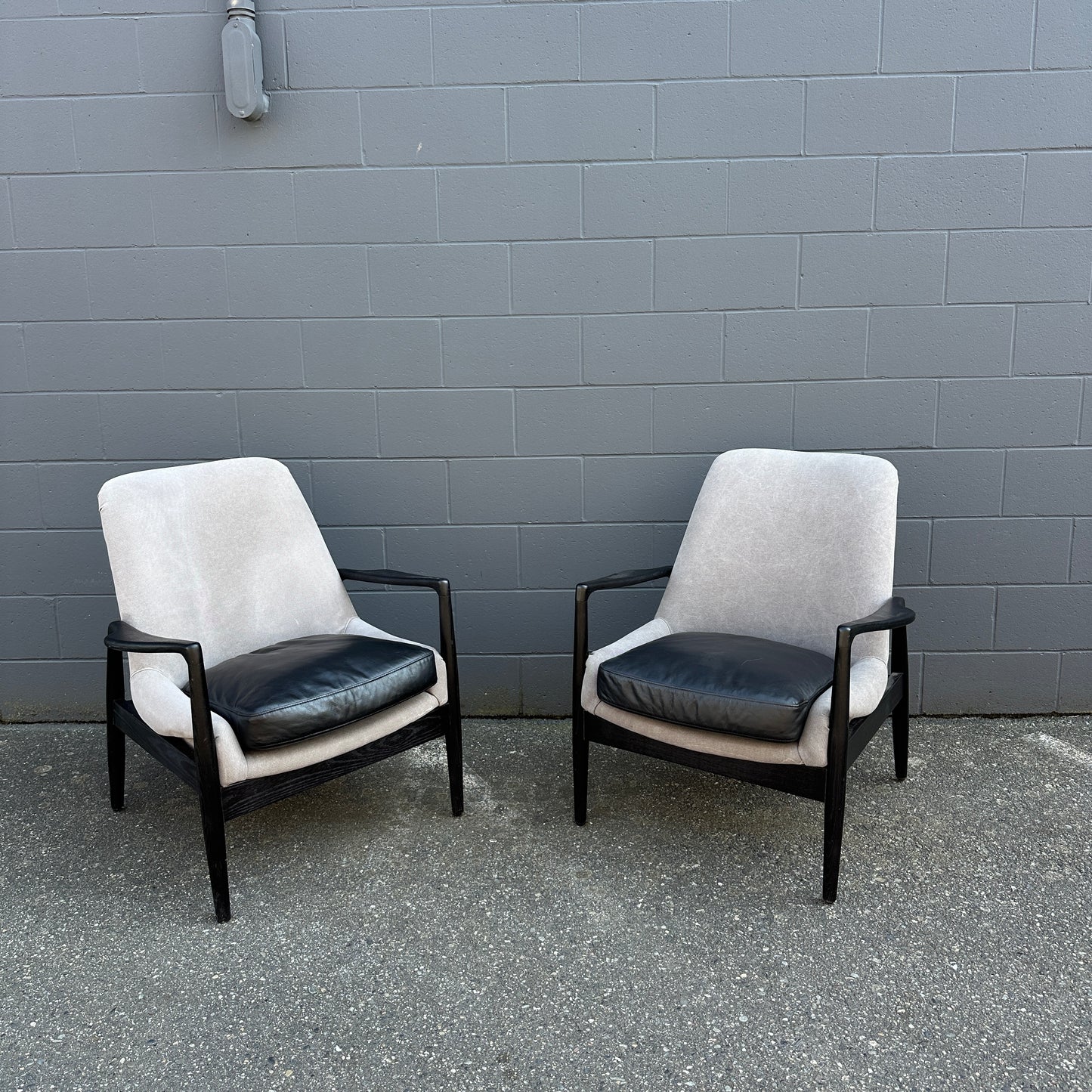 Danish Inspired Reynolds Accent Chairs (x2)