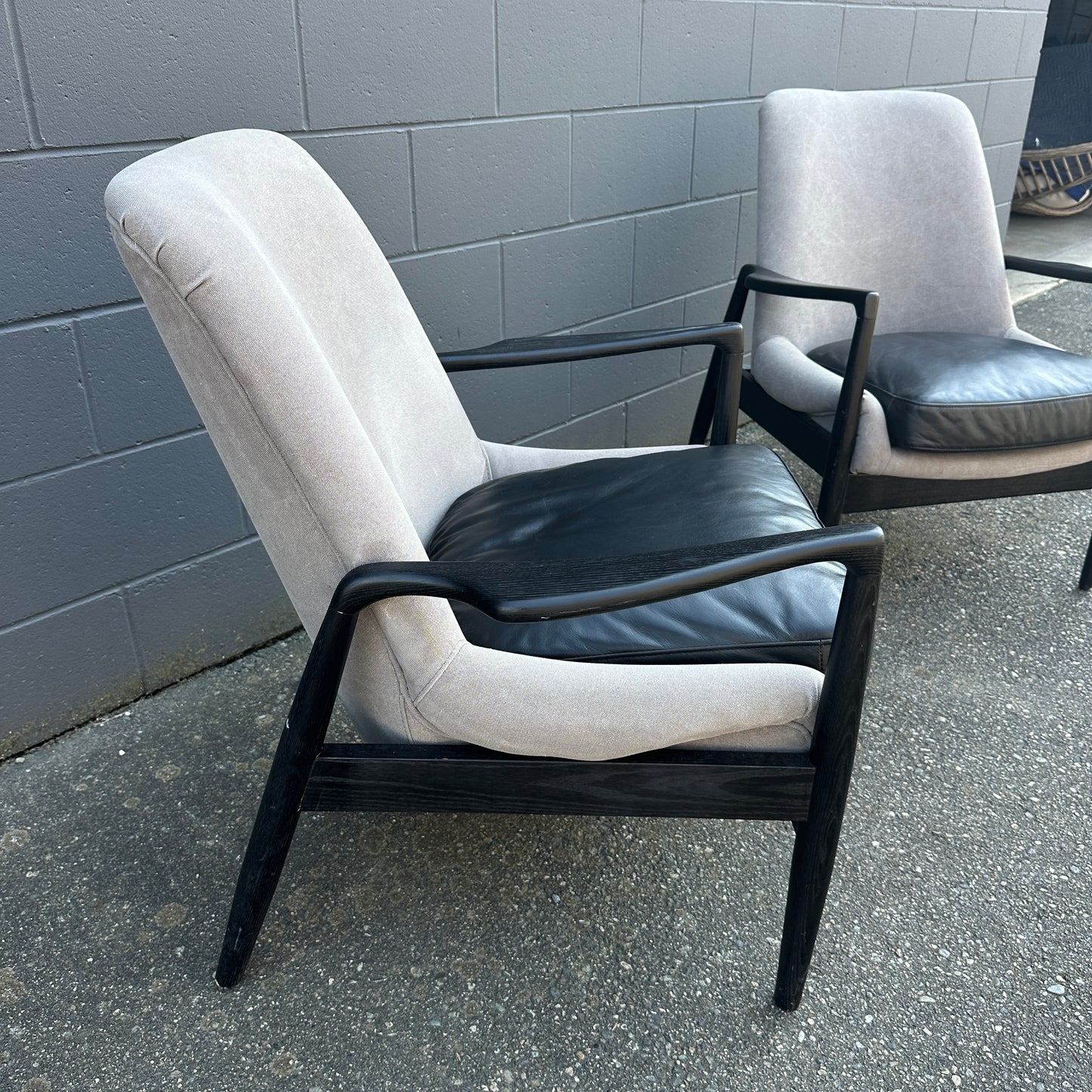 Danish Inspired Reynolds Accent Chairs (x2)
