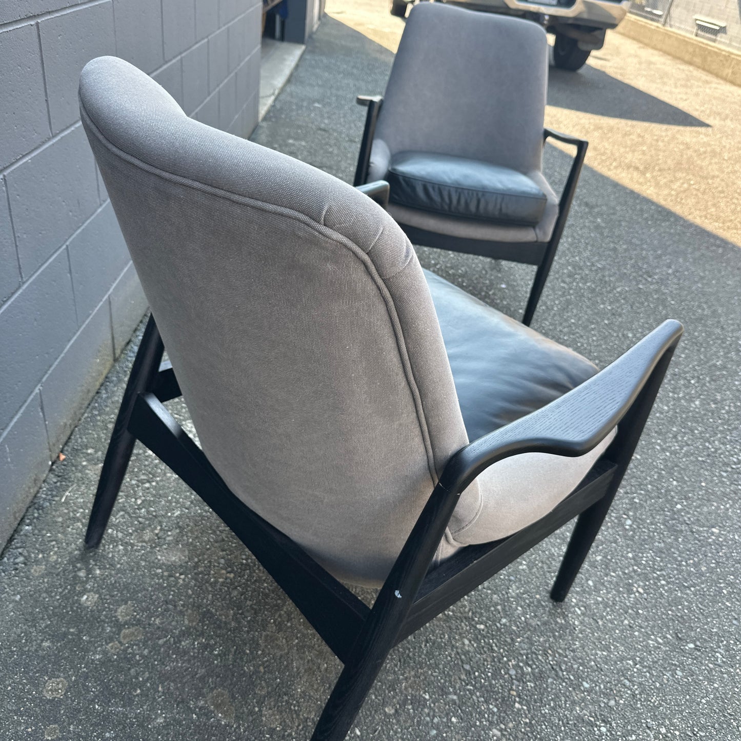 Danish Inspired Reynolds Accent Chairs (x2)