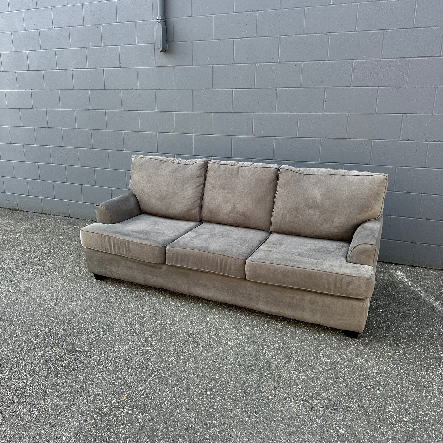Grey 3-Seats Couch