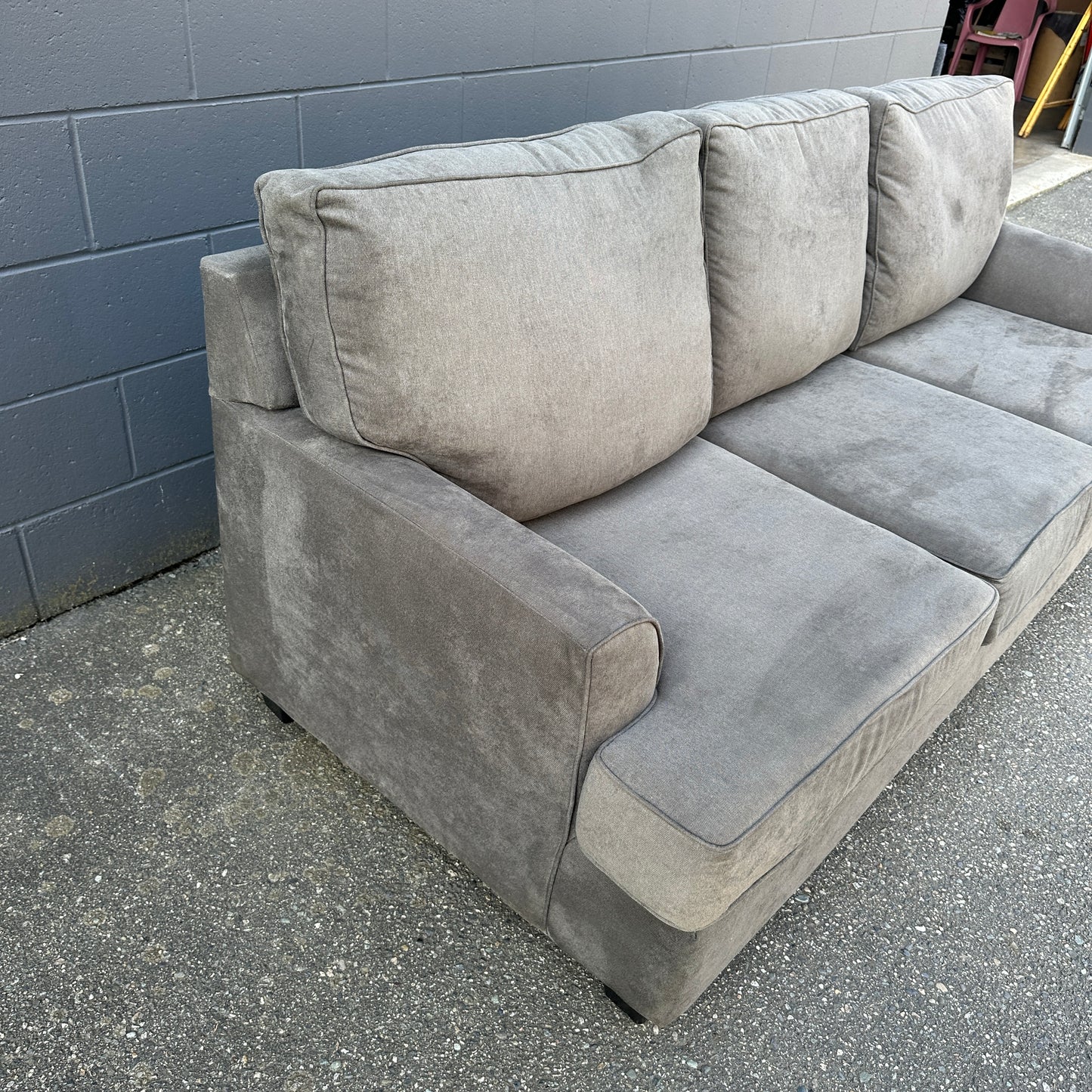 Grey 3-Seats Couch