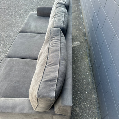 Grey 3-Seats Couch