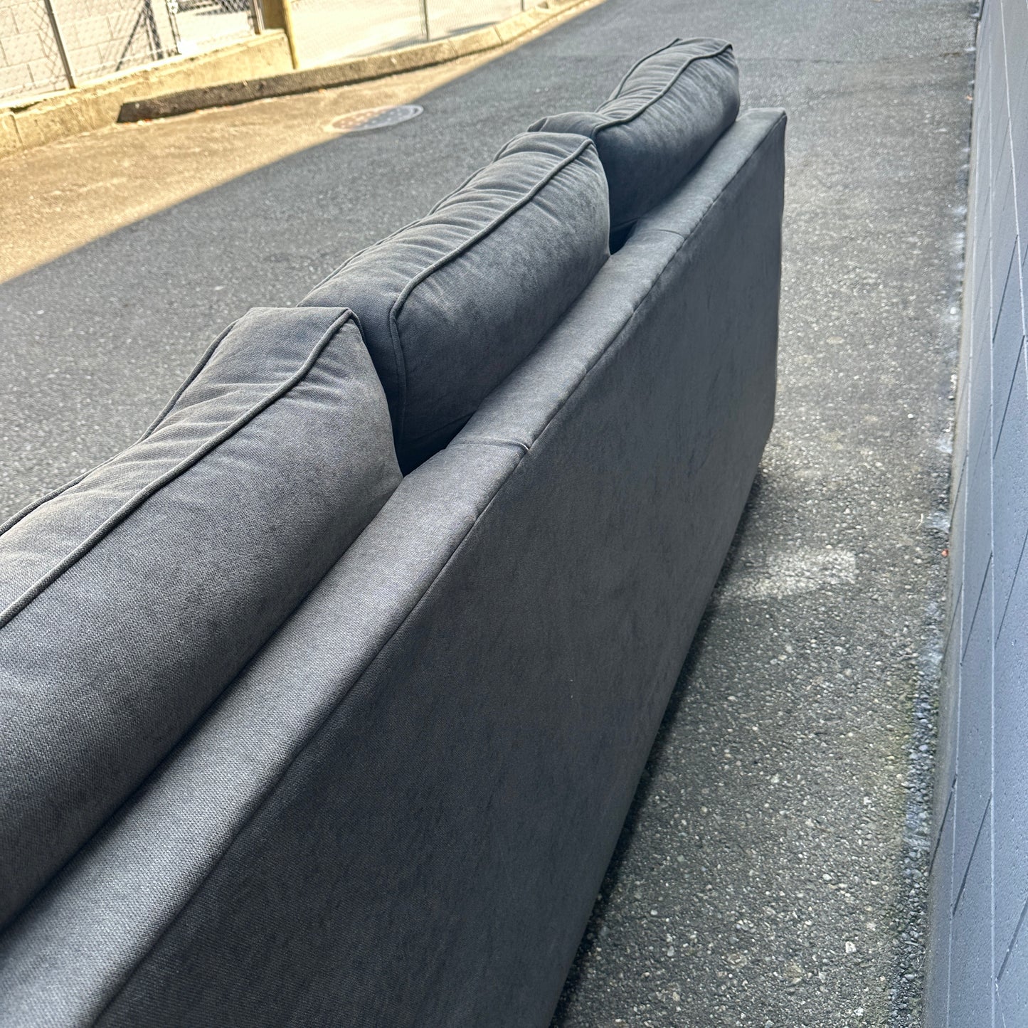 Grey 3-Seats Couch