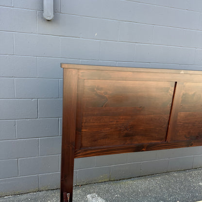 Solid Wood King Bed with Box Springs