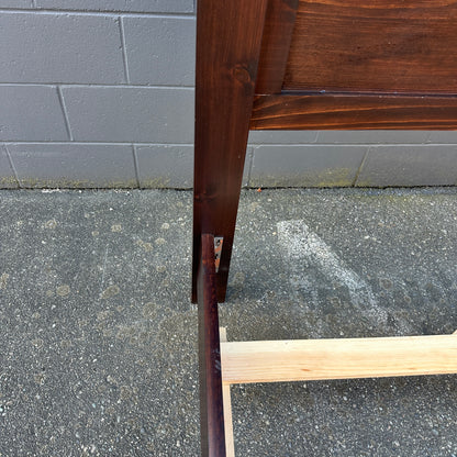 Solid Wood King Bed with Box Springs