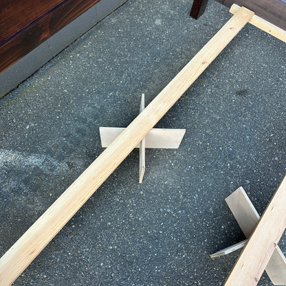 Solid Wood King Bed with Box Springs