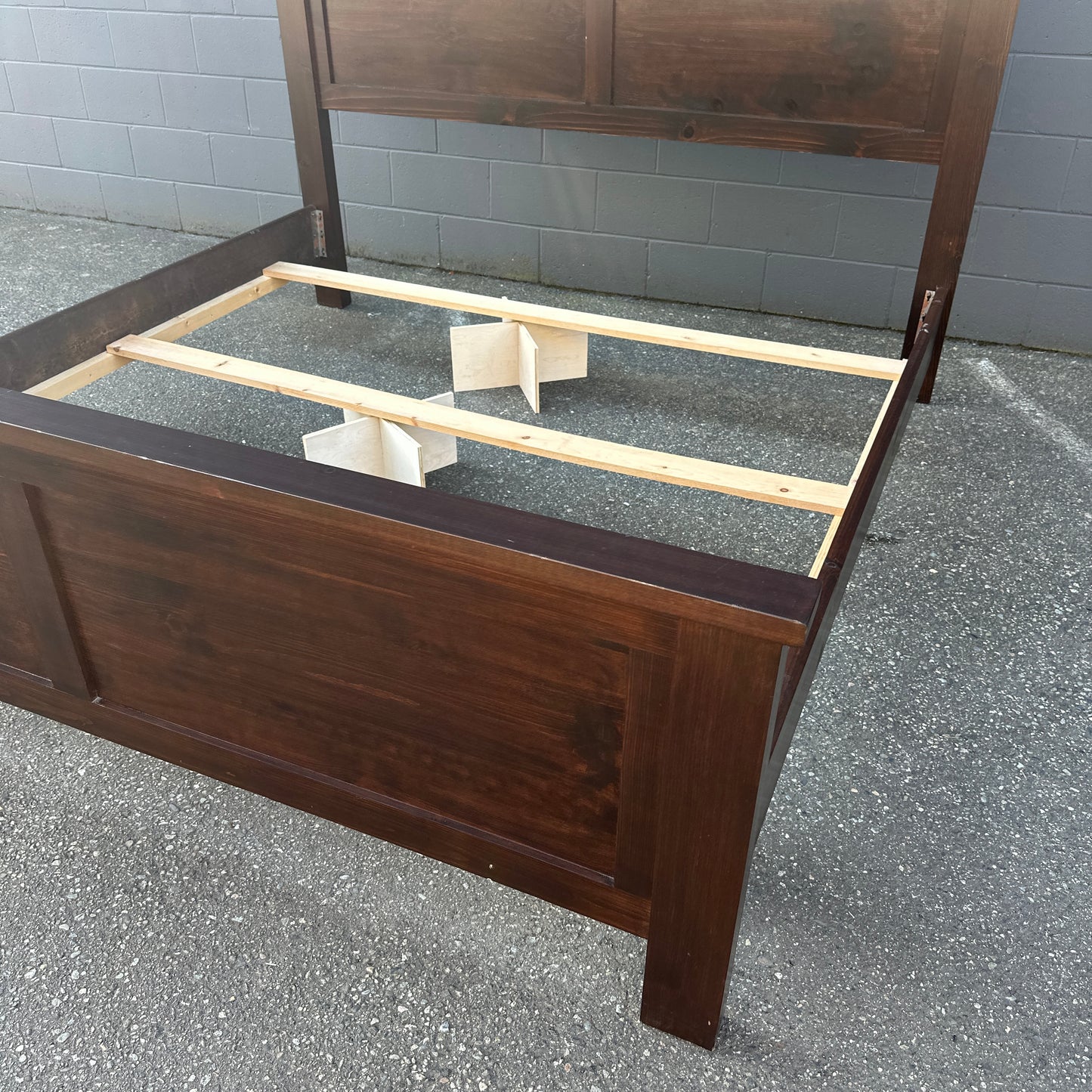 Solid Wood Bed - King