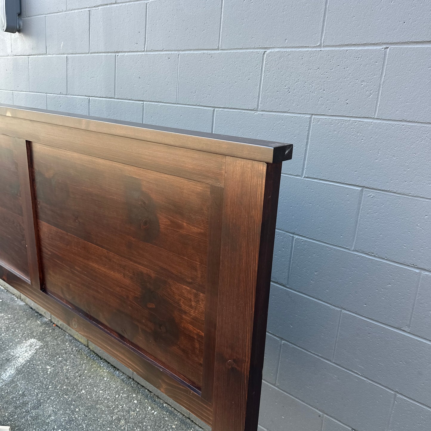 Solid Wood Bed - King
