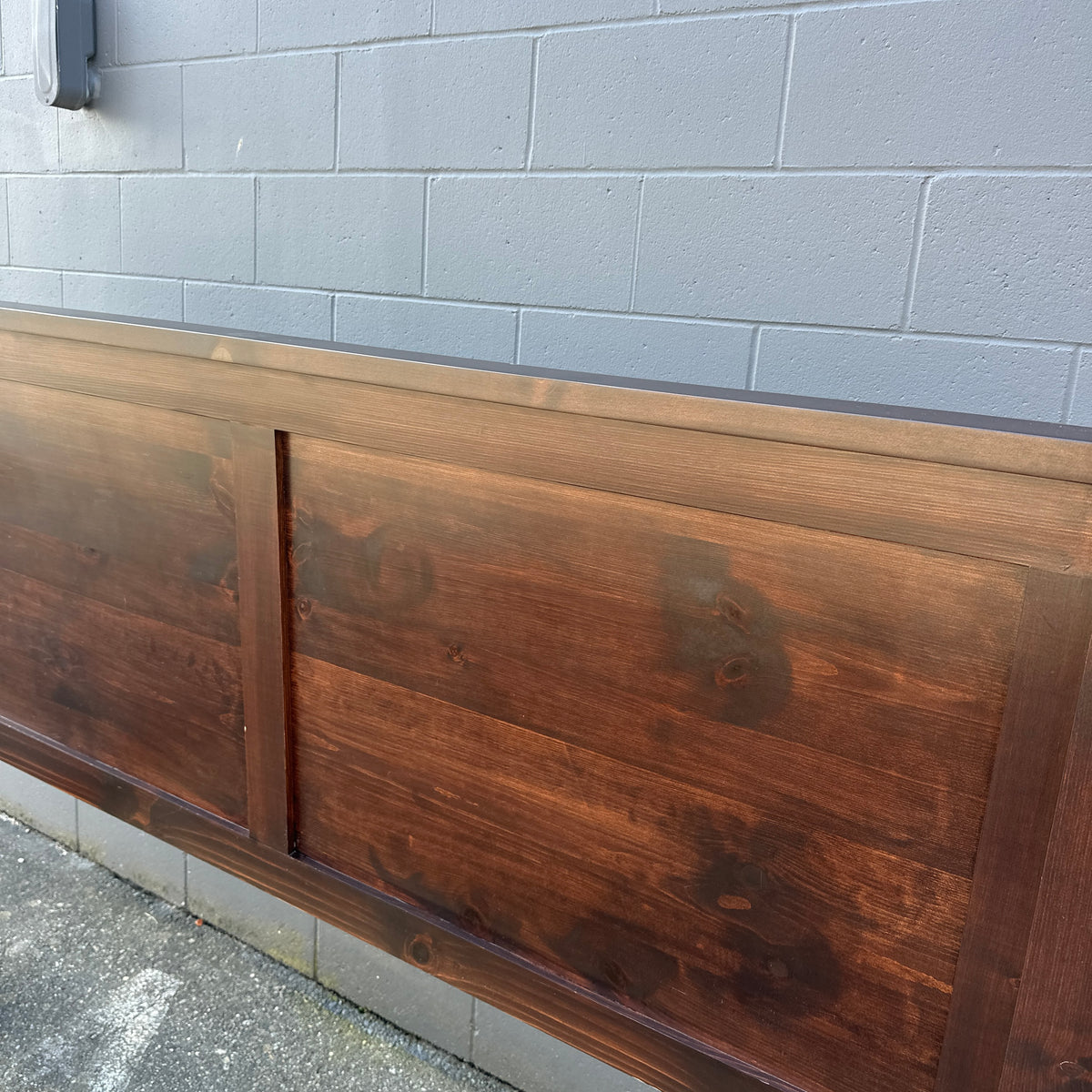 Solid Wood Bed - King