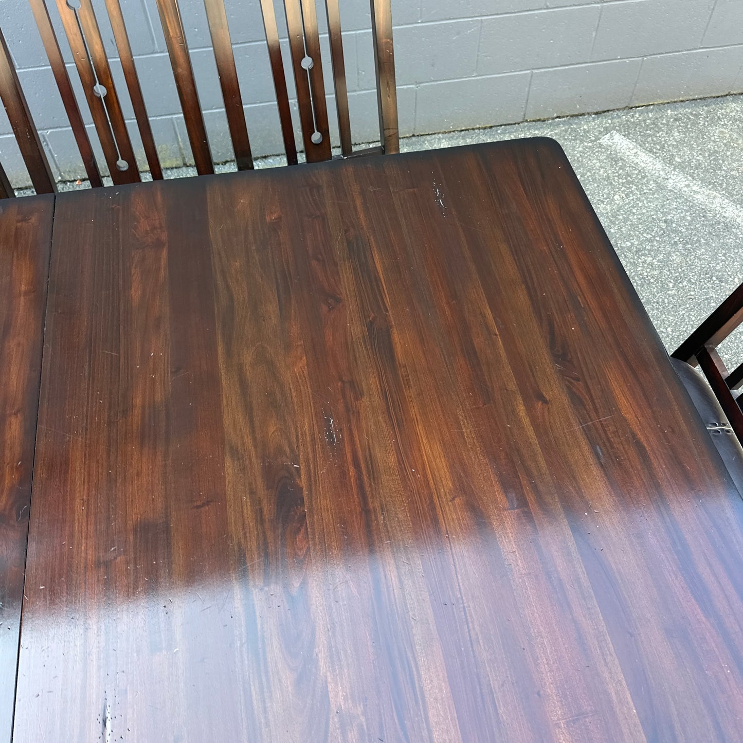 A-America Wood Dining Set with 8 Chairs