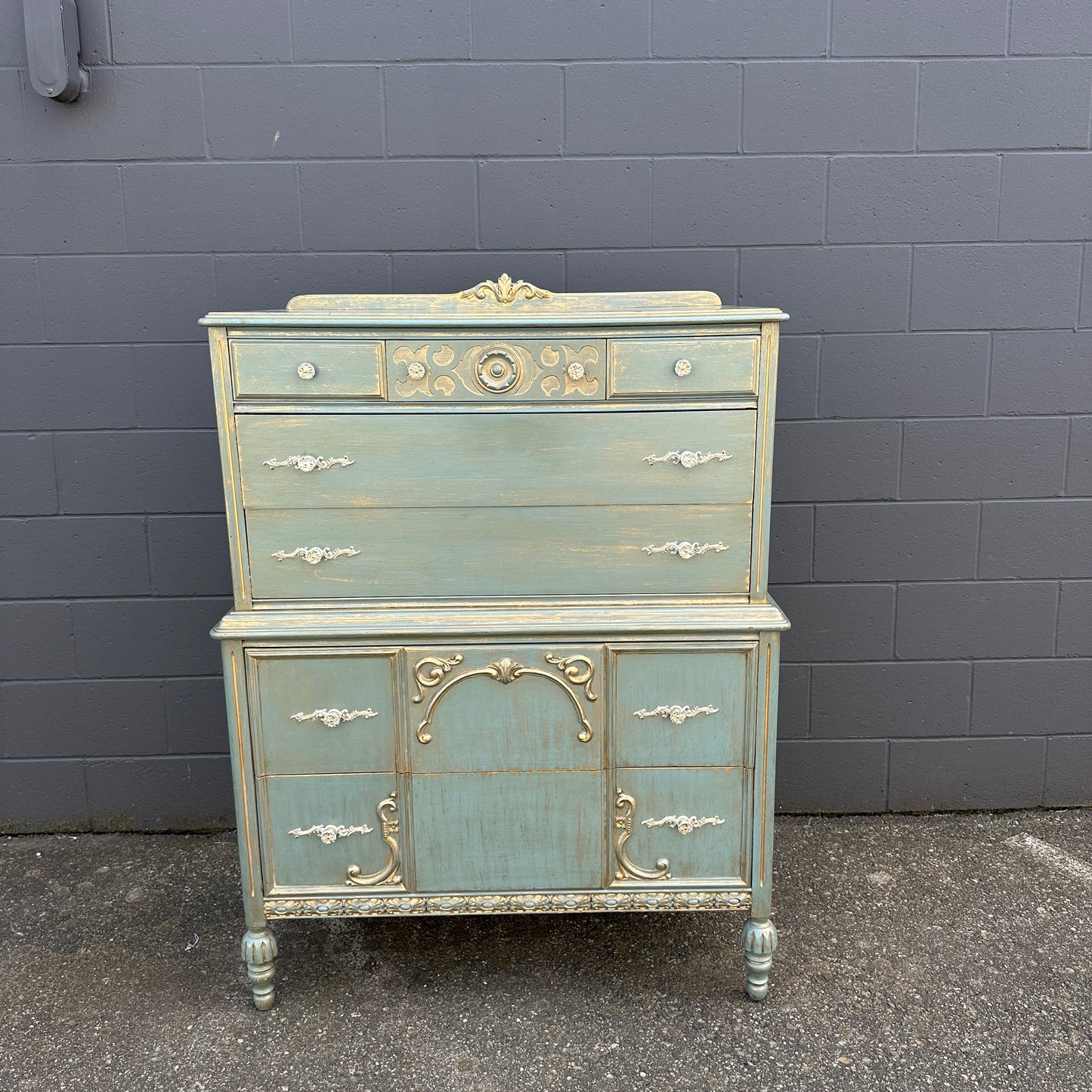 Bell&Co French Provincial Highboy Dresser