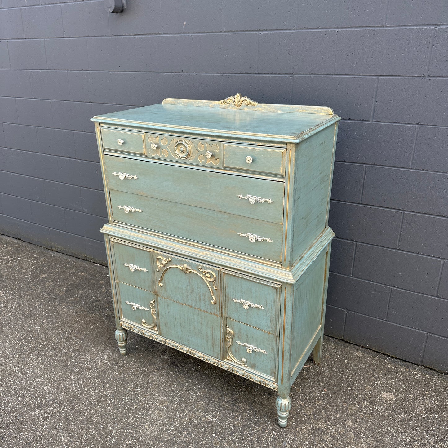 Bell&Co French Provincial Highboy Dresser