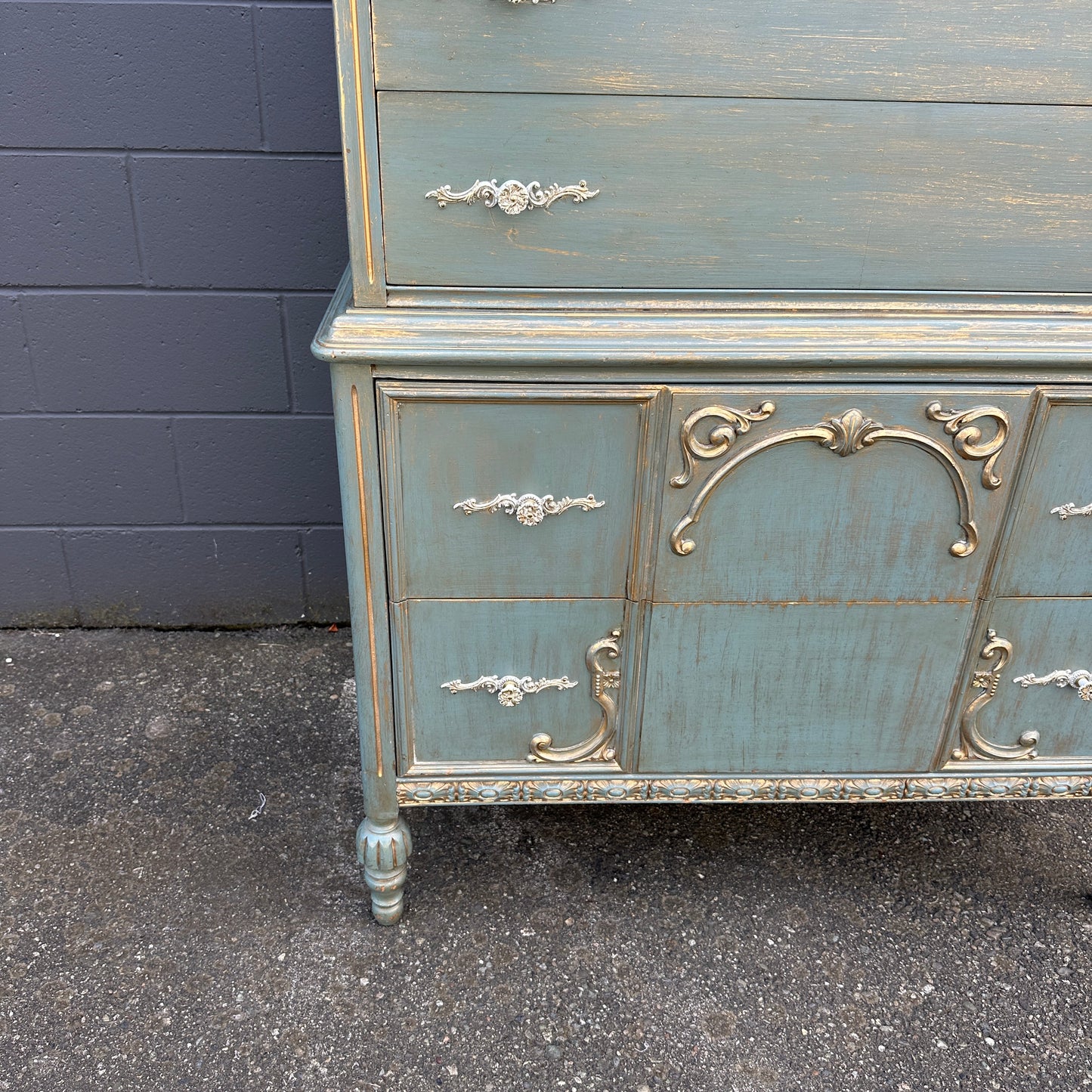 Bell&Co French Provincial Highboy Dresser