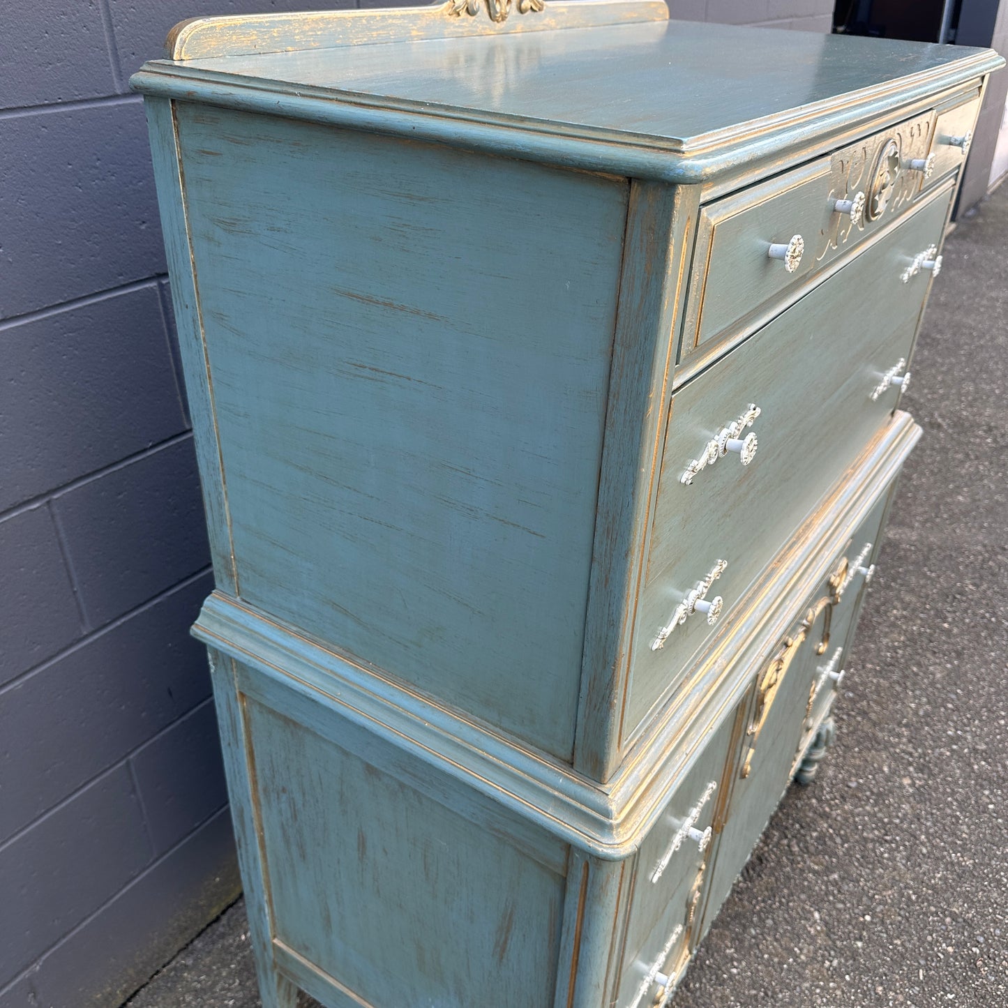 Bell&Co French Provincial Highboy Dresser