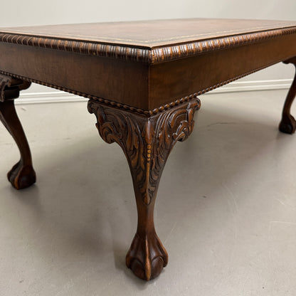 Vintage British Style Mahogany Coffee Table