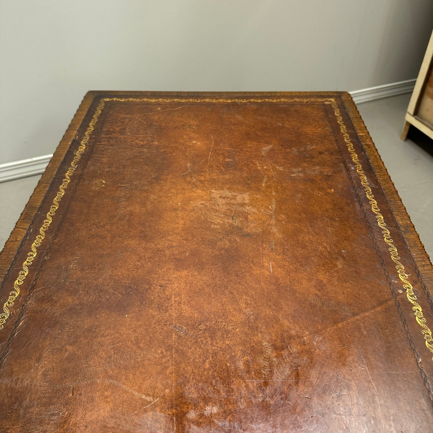 Vintage British Style Mahogany Coffee Table