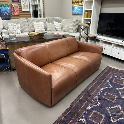 Nicoletti Leather Italian Couch