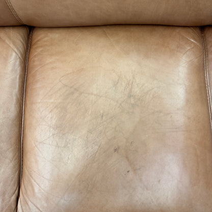 Nicoletti Leather Italian Couch