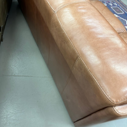 Nicoletti Leather Italian Couch