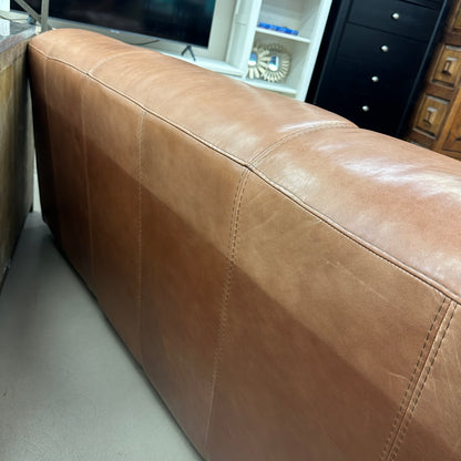 Nicoletti Leather Italian Couch