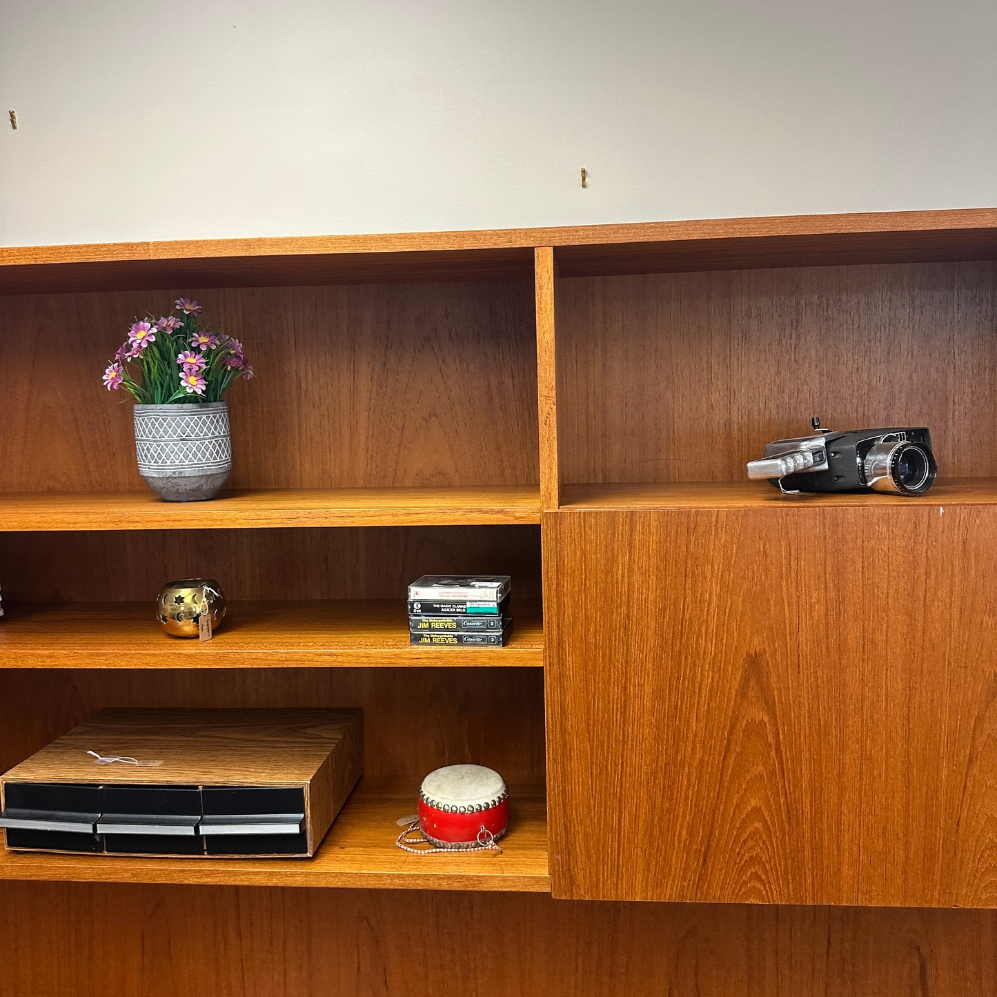 1960s Danish Teak Wall Unit by E. Jakobsen Skive