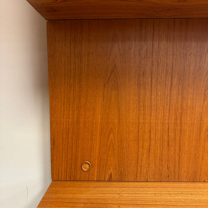 1960s Danish Teak Wall Unit by E. Jakobsen Skive