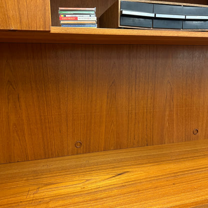 1960s Danish Teak Wall Unit by E. Jakobsen Skive
