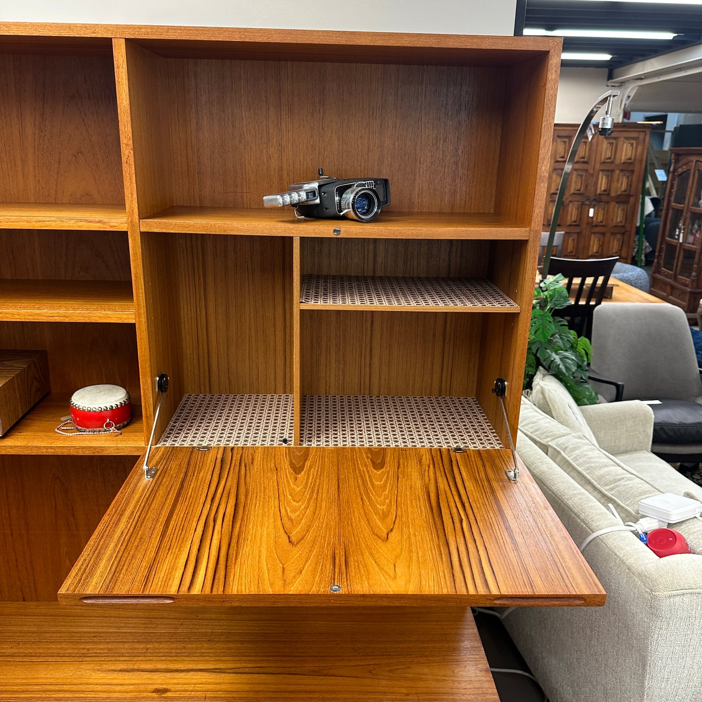 1960s Danish Teak Wall Unit by E. Jakobsen Skive