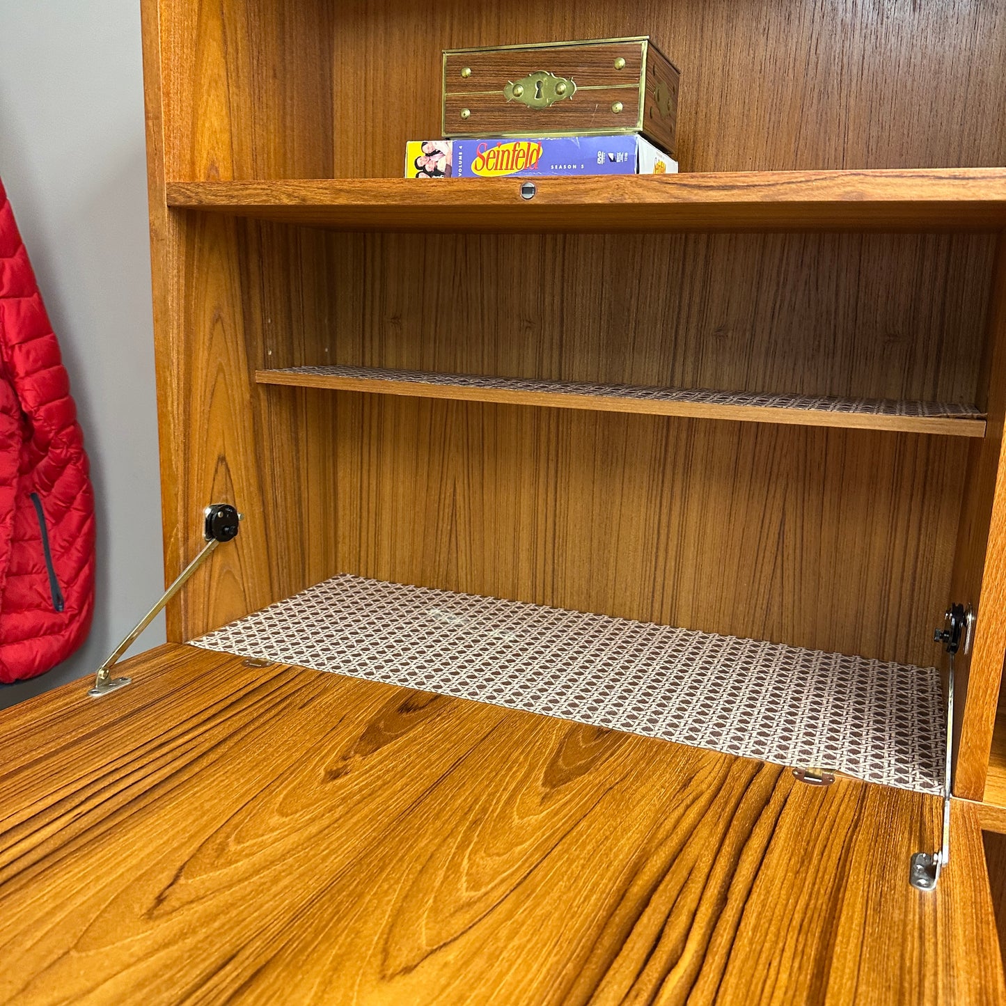 1960s Danish Teak Wall Unit by E. Jakobsen Skive